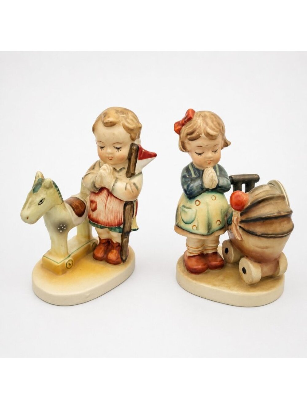 Ardalt Occupied Japan American Children Figurines Little Knight Good Night